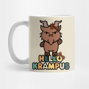 Hello Krampus Christmas Mug